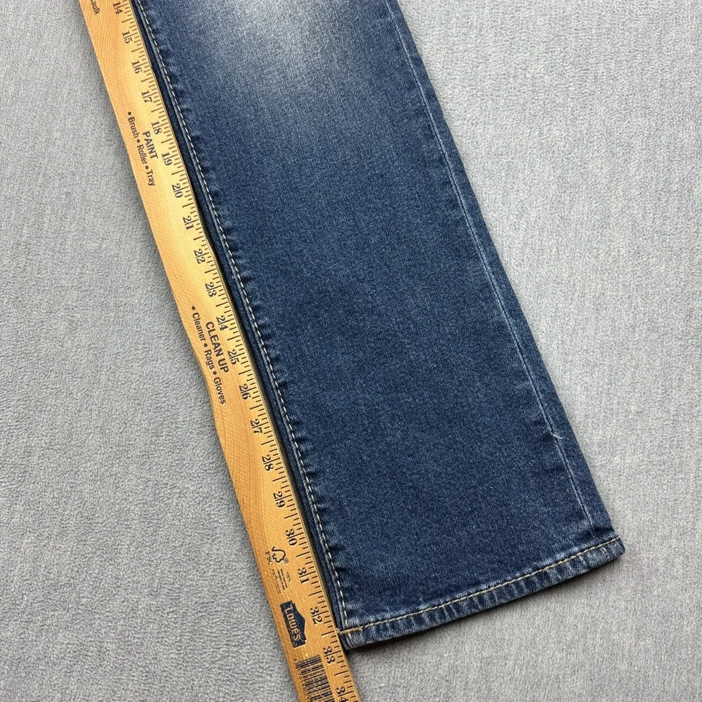 True Religion Jeans Mens 29X33 Blue Ricky Flap Big T Denim Relaxed Straight NWT